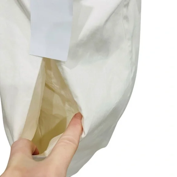 Mestiza New York Alba Cotton Sateen Strapless Flower Mini A-Line Dress SZ 8 NWT - Picture 8 of 16